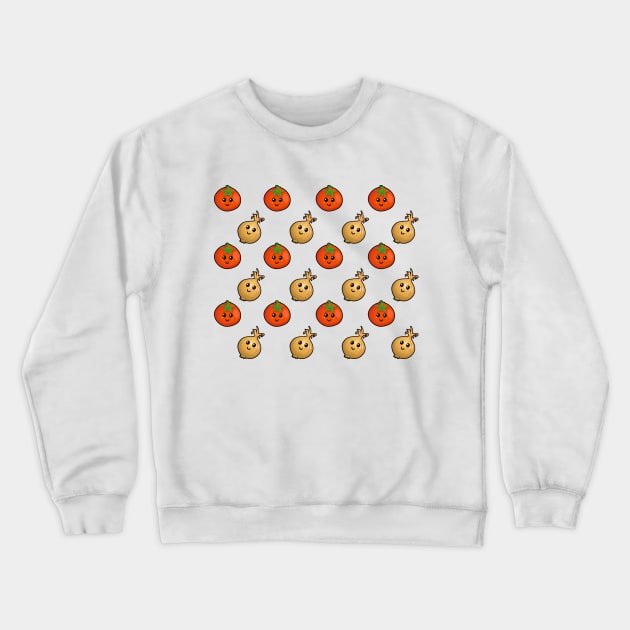 Cute Tomato And Onions Crewneck Sweatshirt by LunaMay